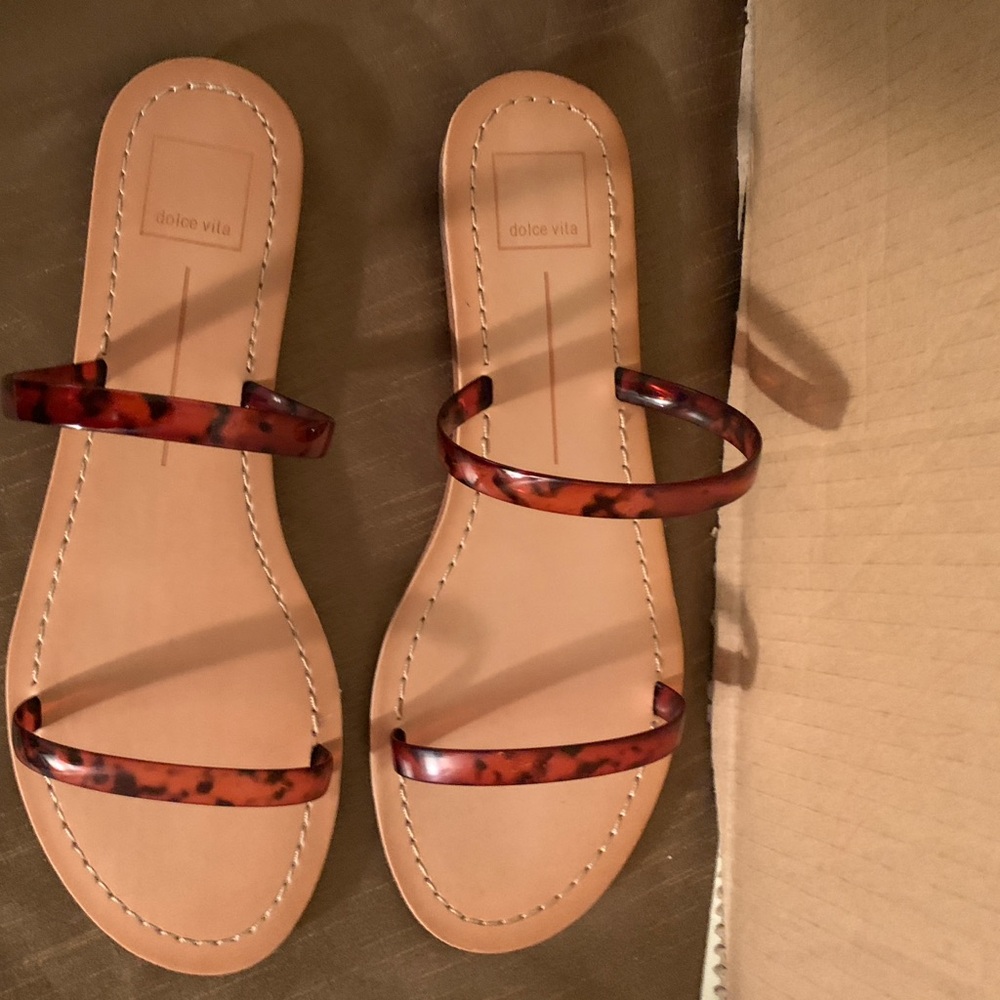 NIB-Dolce Vita Women's Brown Strappy Sandals